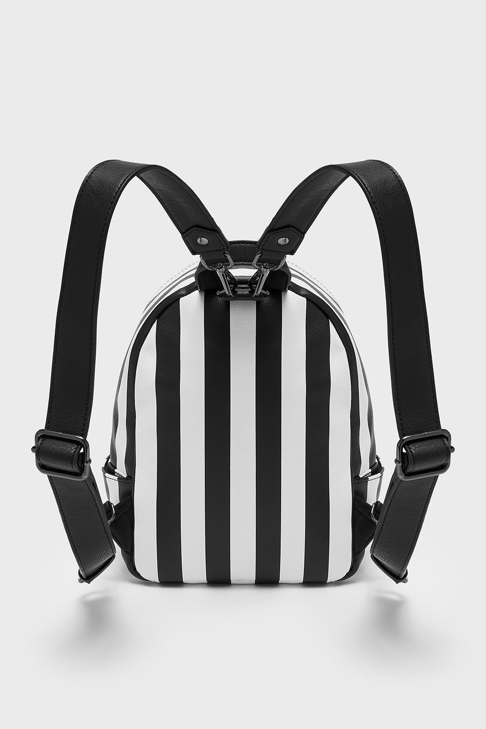 striped goth bat backpack