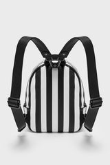 striped goth bat backpack