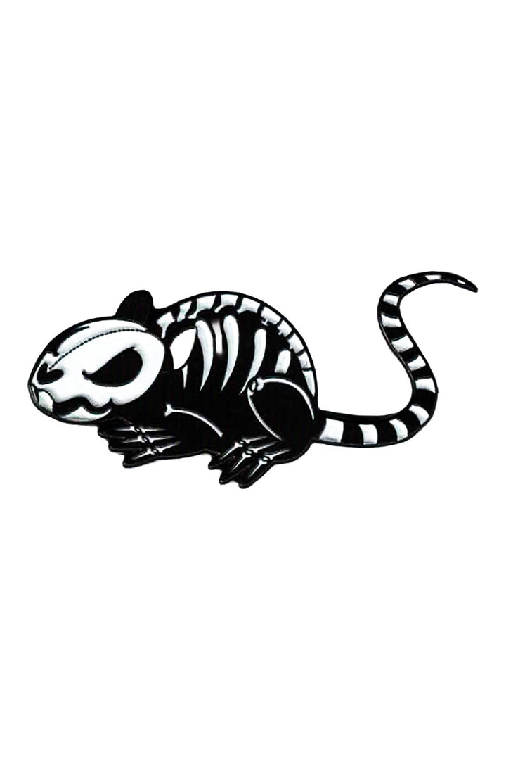 skeleton rat pin