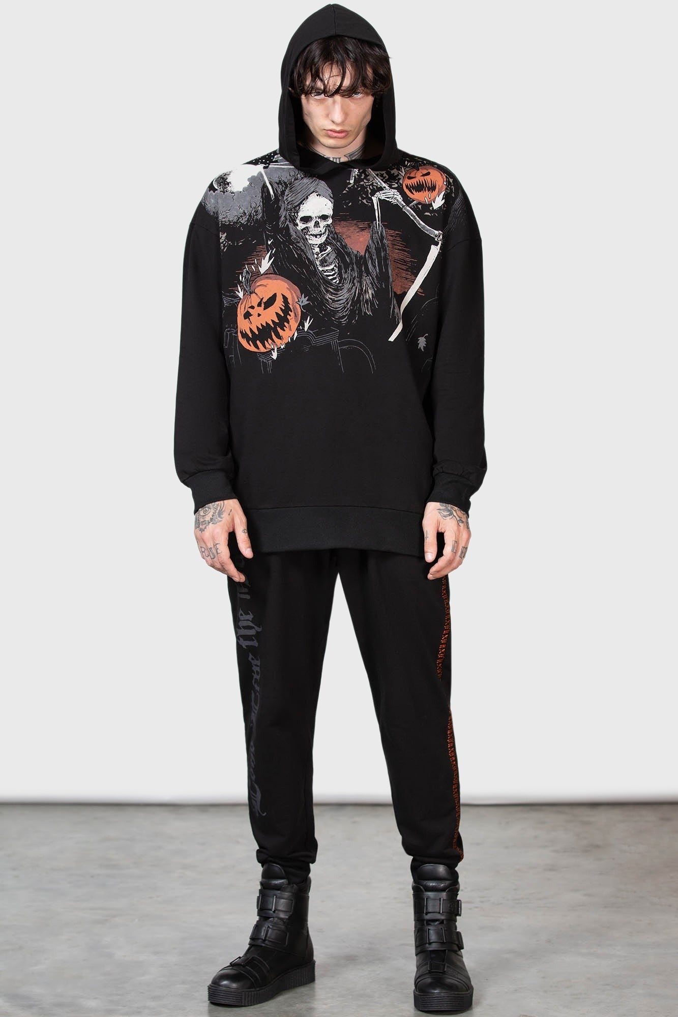 mens grim reaper hoodie