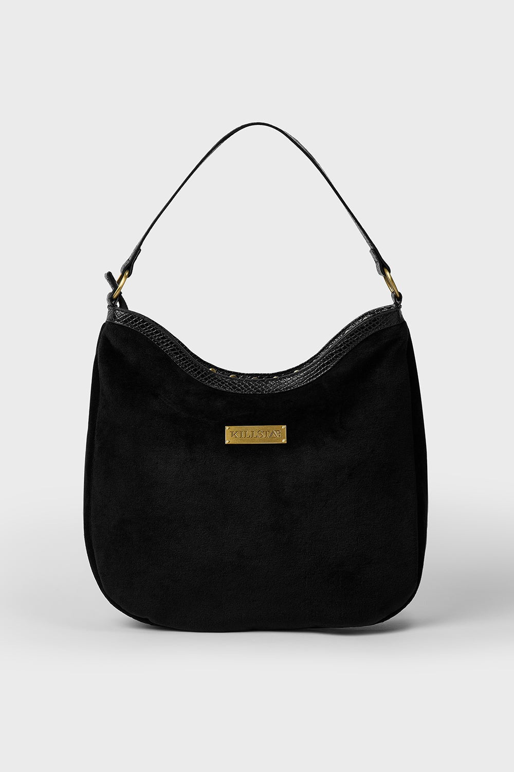 embroidered velvet snake purse shoulder bag