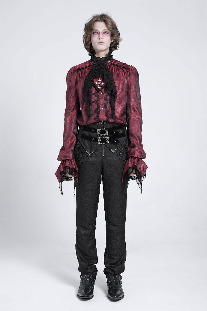 Mens long sleeve vintage style shirt