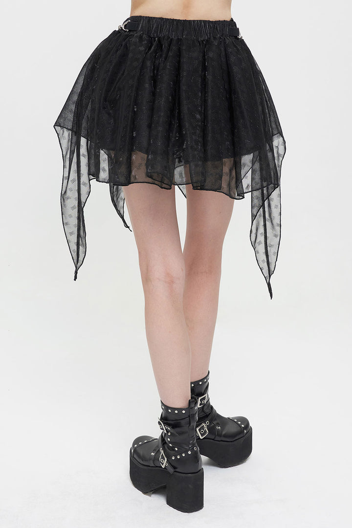 Punk tutu style black skirt