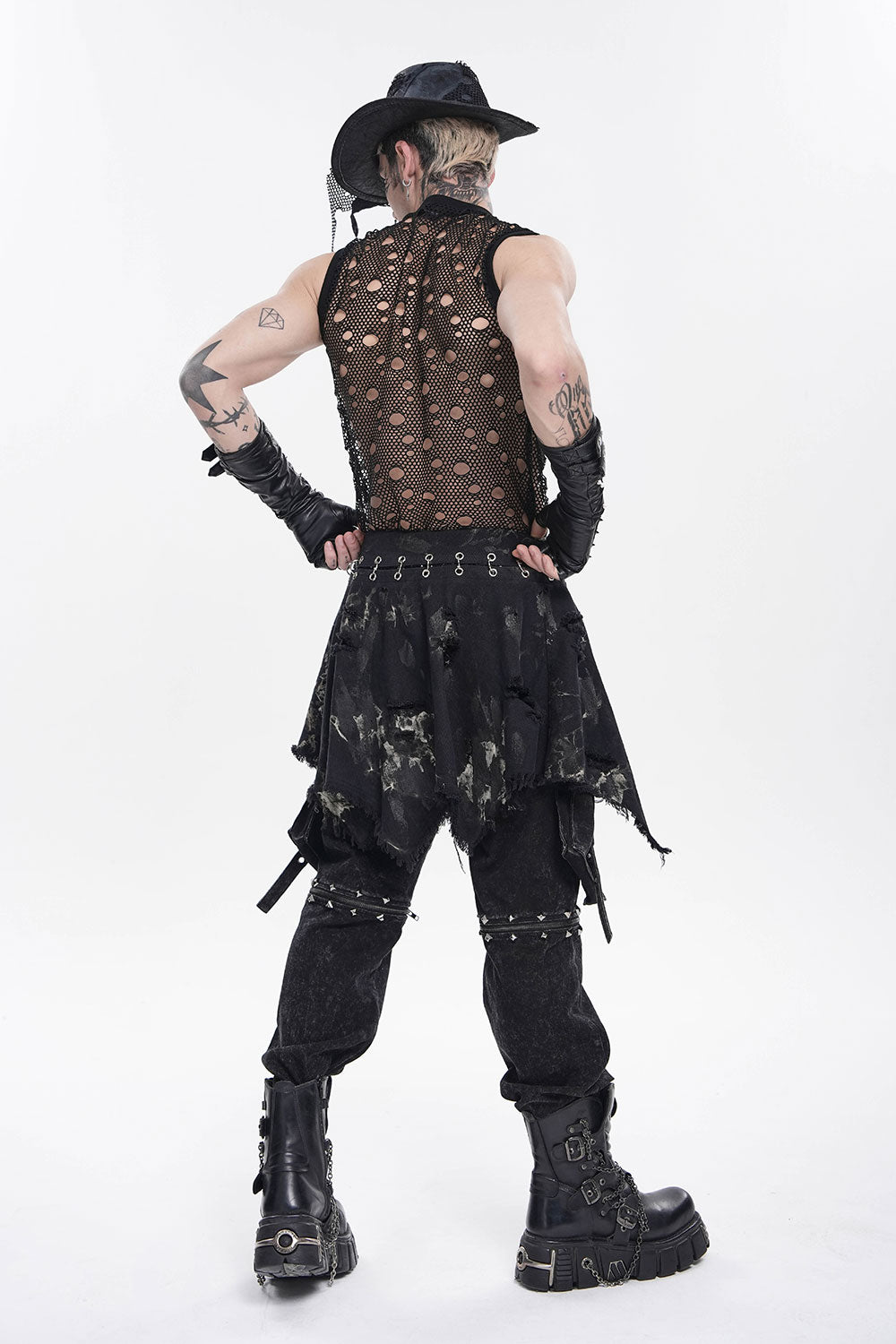 Devil Fashion punk skirt for men