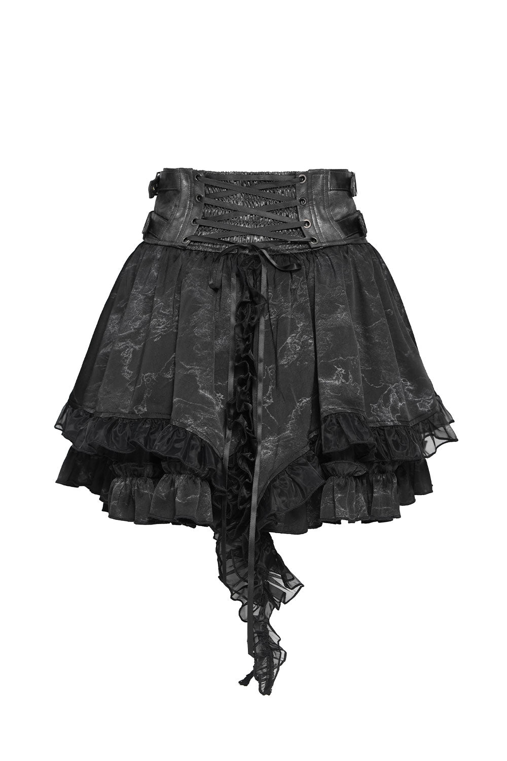 Lacey layered goth skirt