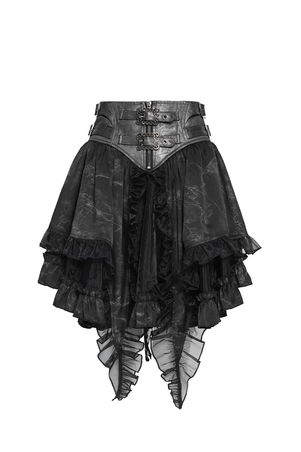 Mesh and lace goth skirt
