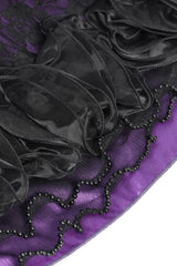 Lacey beaded fitted dress for goths