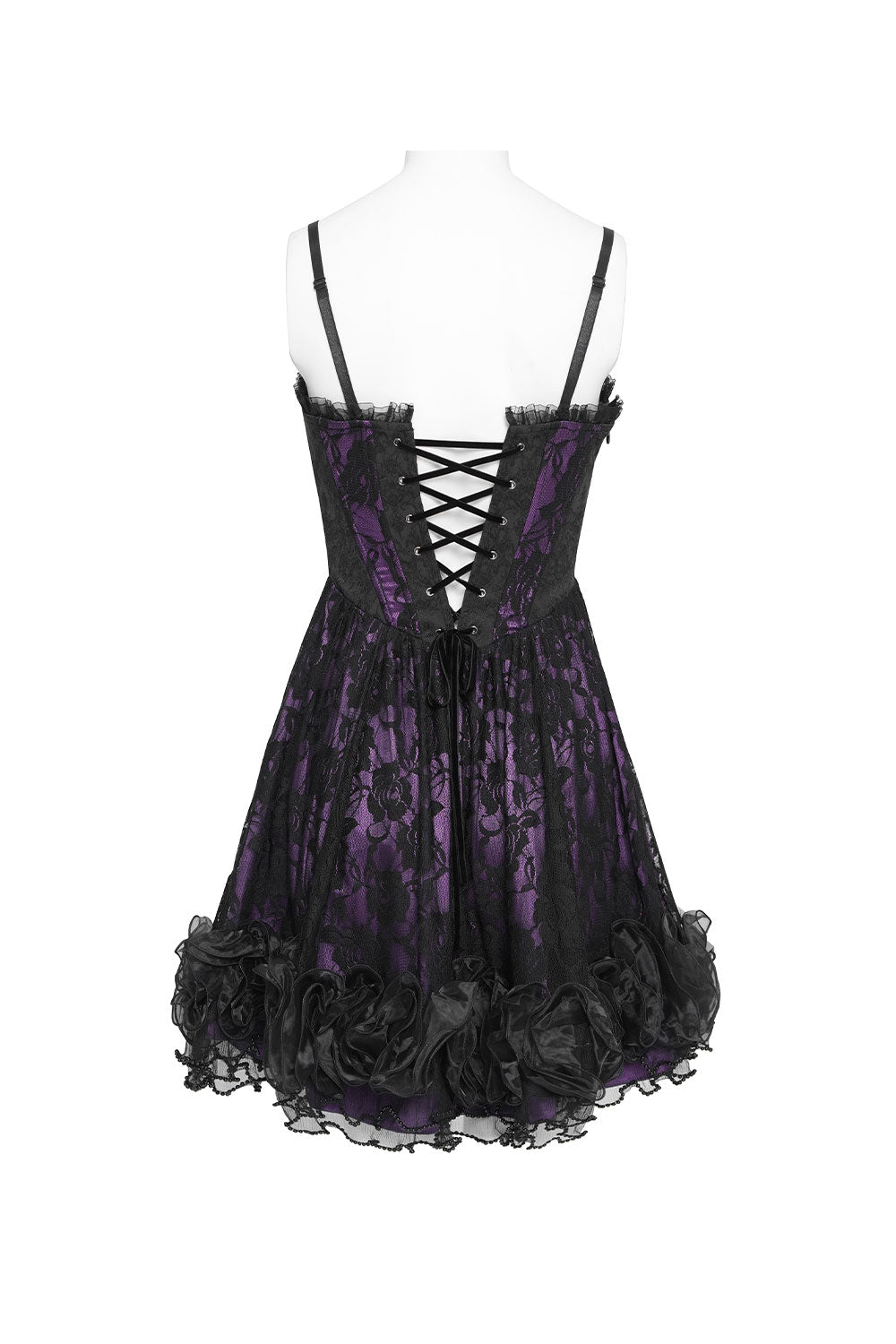 Devil Fashion fitted lace corset dress
