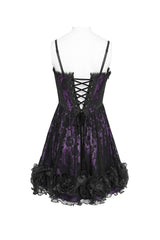 Devil Fashion fitted lace corset dress