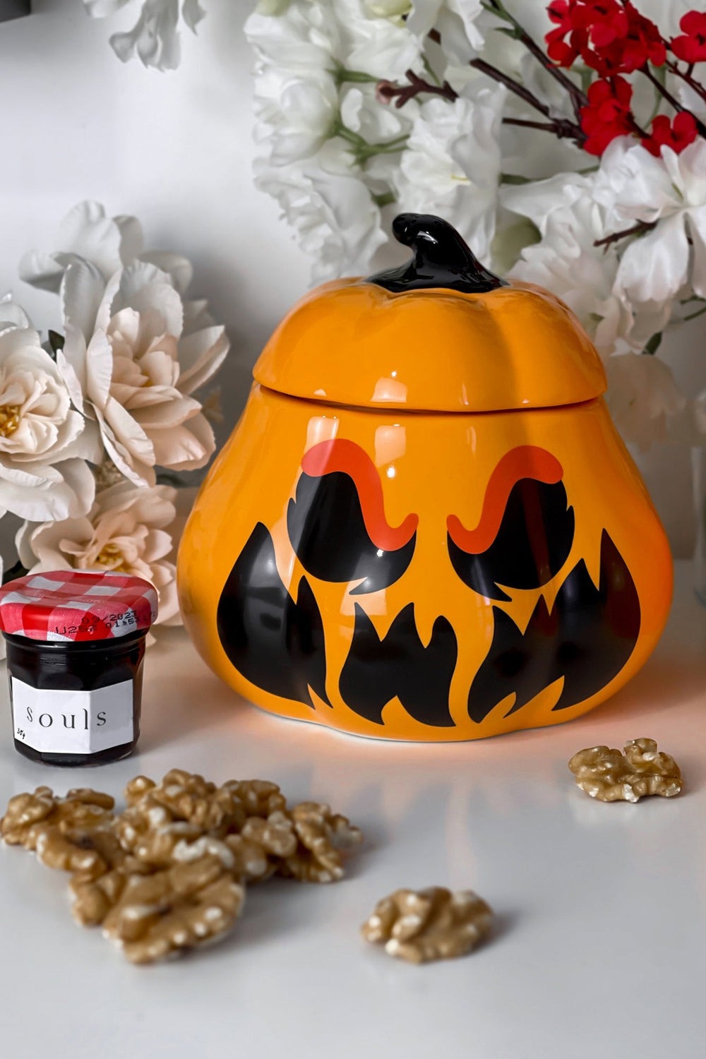 halloween pumpkin container jar