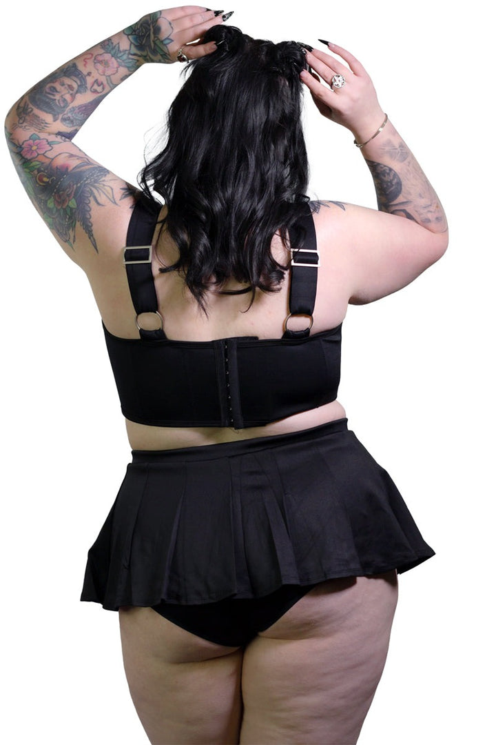 plus size gothic swim suit skirt by forest ink