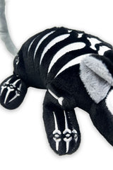 3d novelty large embroidered skeleton rat plushie 