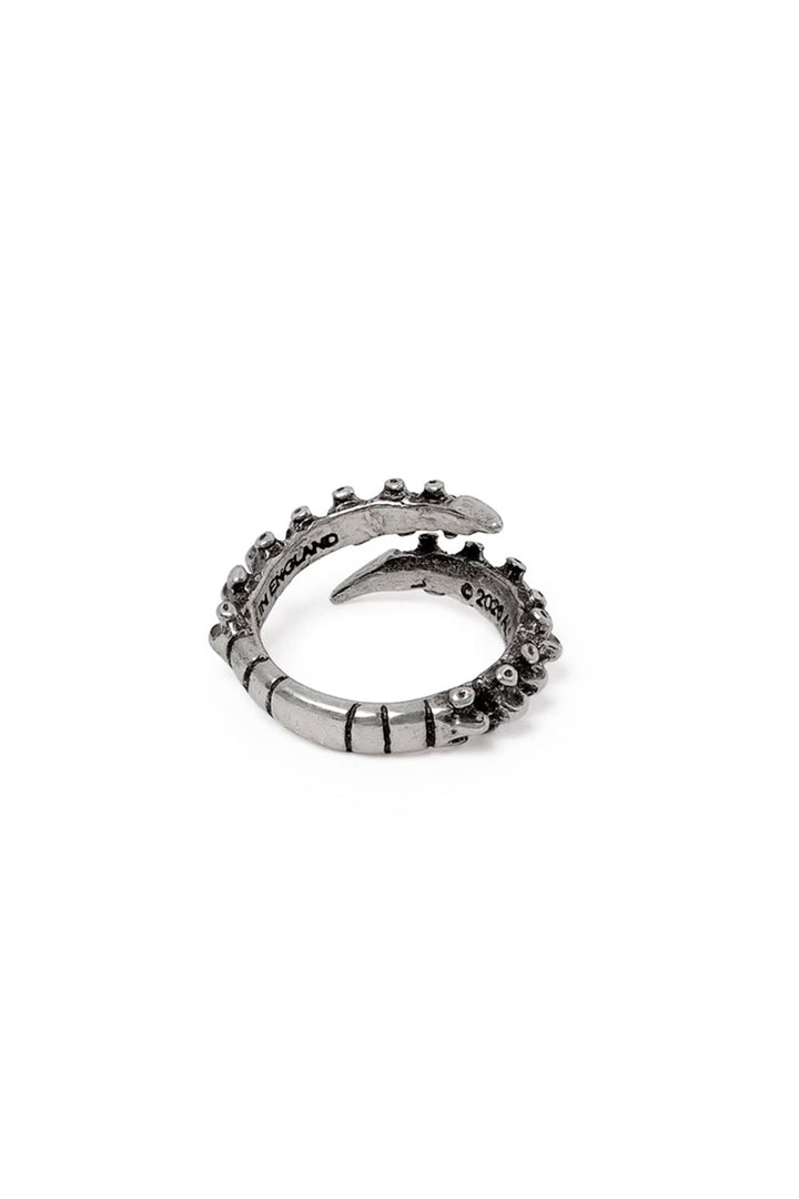 Metal spine ring for goths