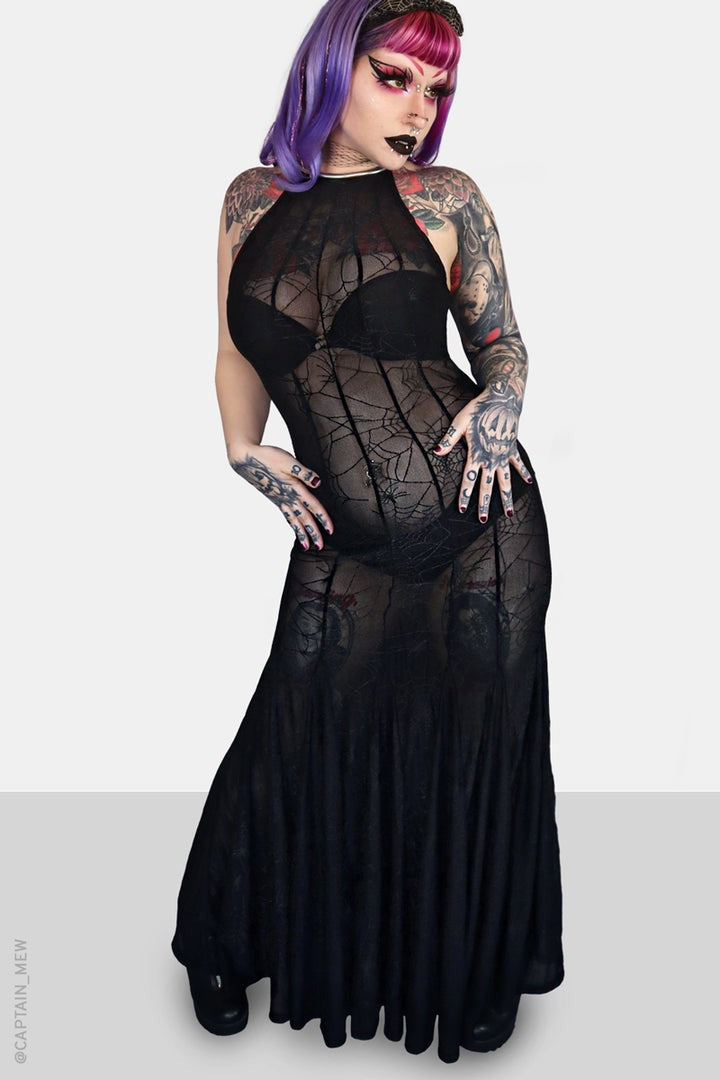 womens long gothic gown