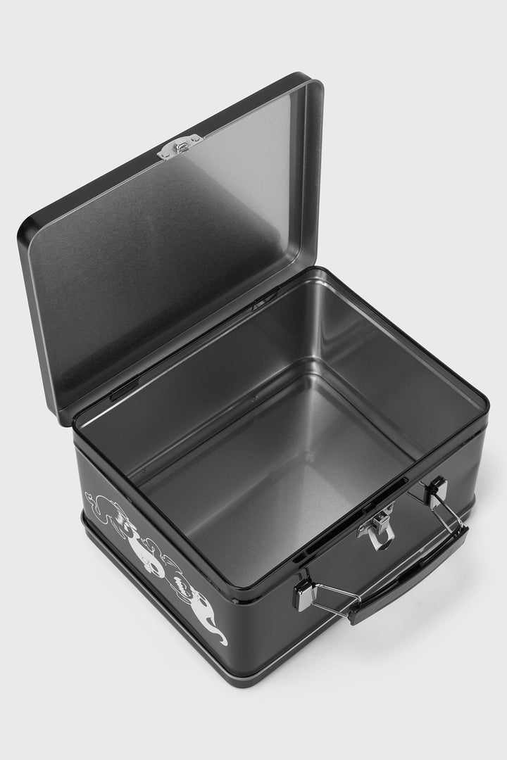 metal gothic lunch pail