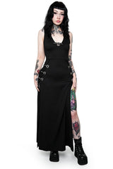 gothic buckle gown