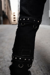 distressed punk mens trousers