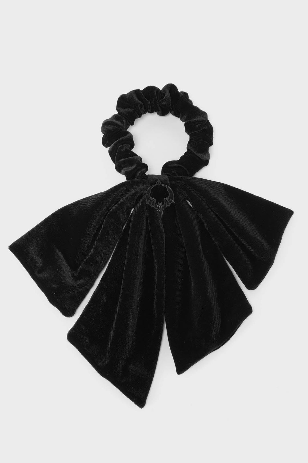 big black velvet dark academia hair bow
