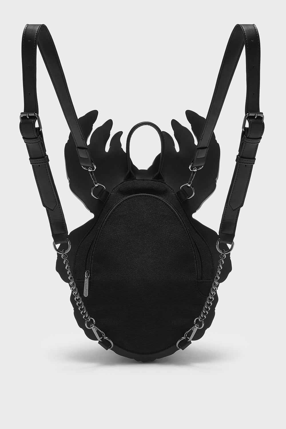 sculpted 3d gothic large spider backpack