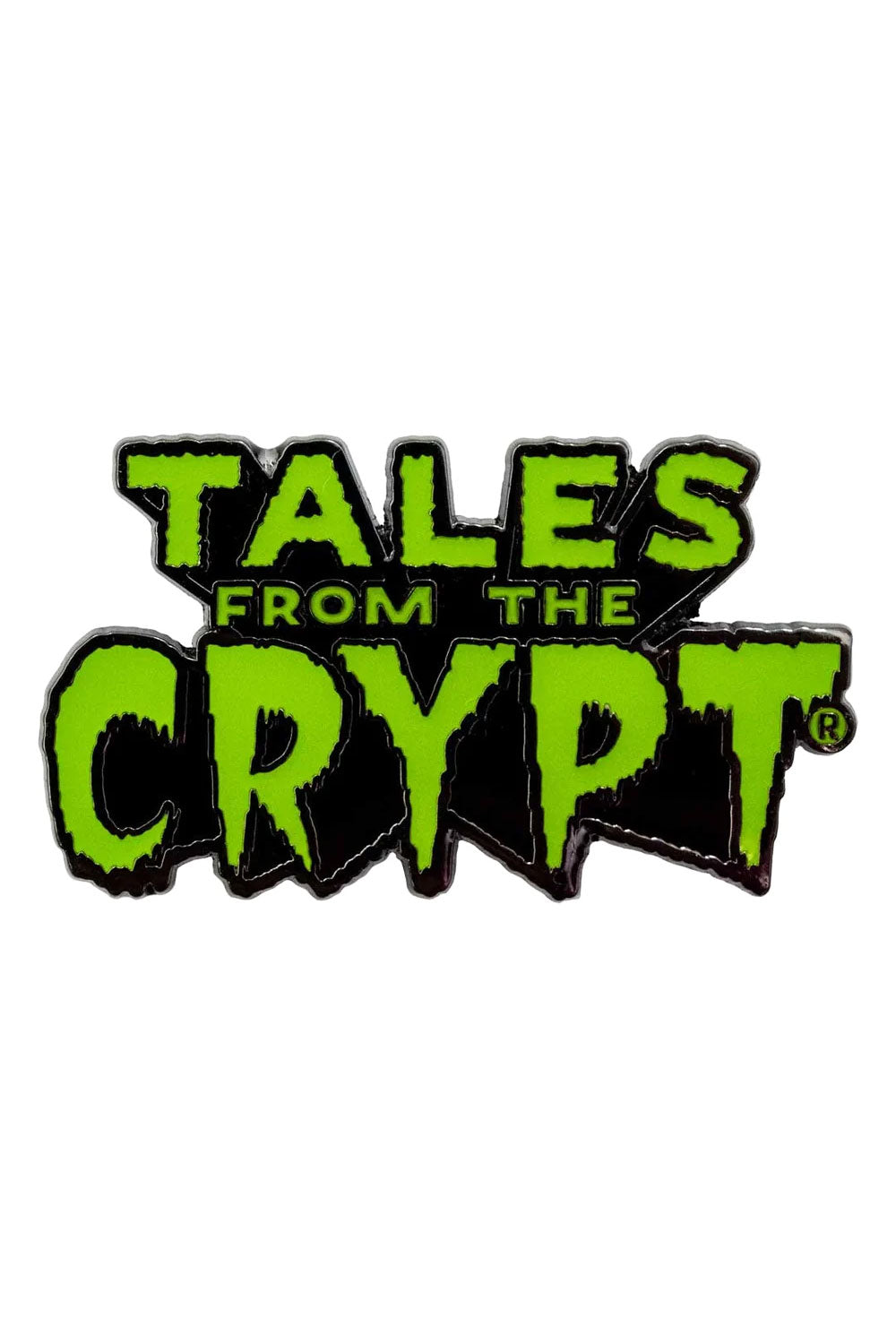 Tales from the Crypt Green enamel pin