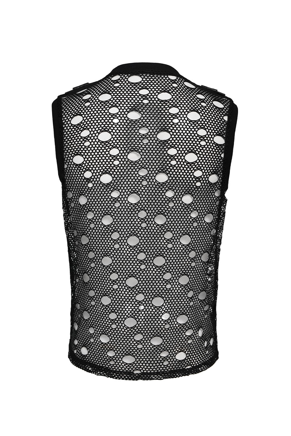 Devil Fashion fishnet tank top