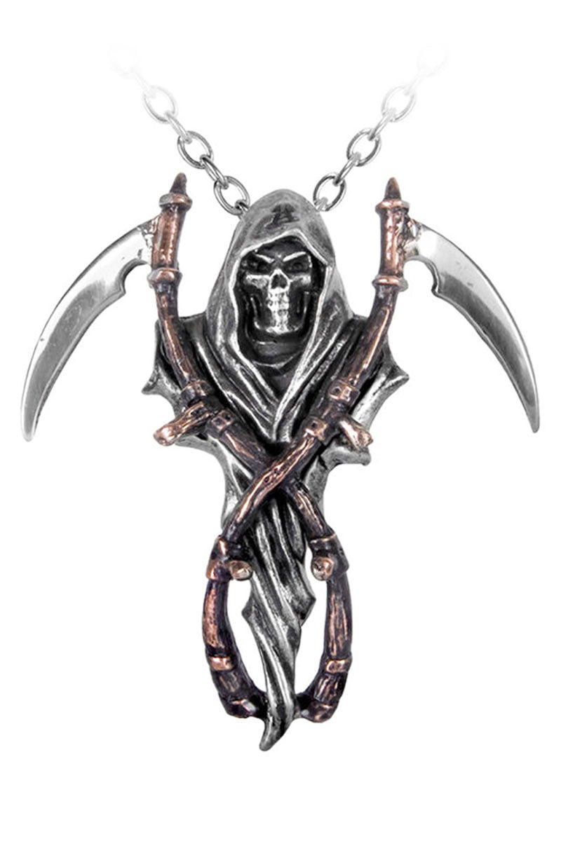 Punk Accessory Grim Reaper Pendant Necklace