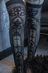mesh gothic cathedral tights