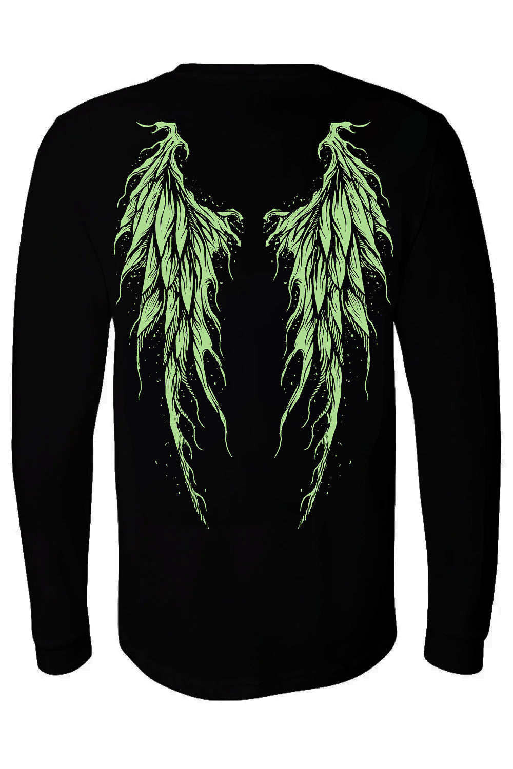 Long sleeve pixie wings shirt back