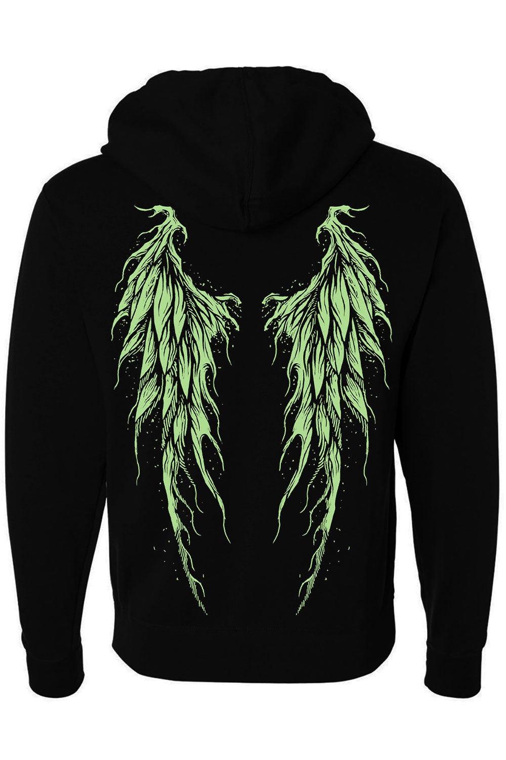 whimsigoth fairycore gothic fairy wings hoodie jacket