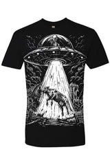 alien cow shirt sleeve t-shirt