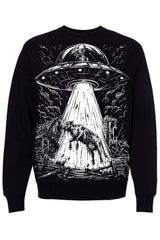 alien cow sweatshirt