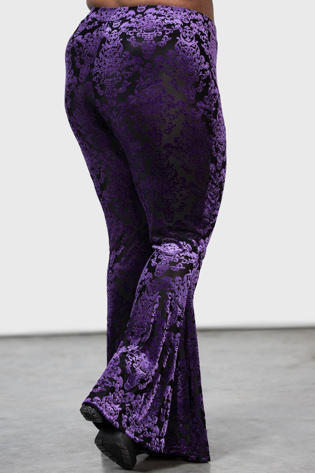 plus size purple goth pants