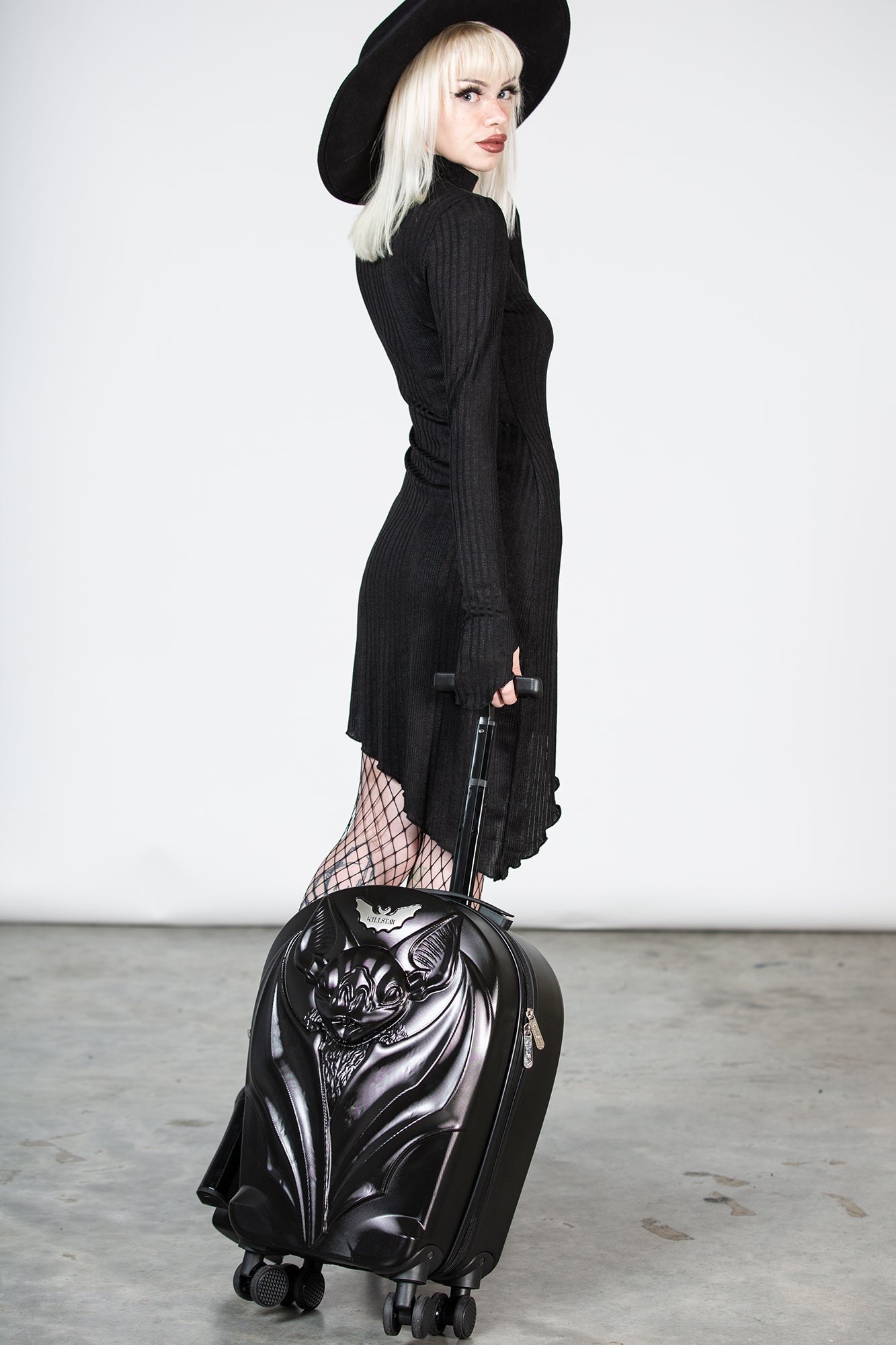 punk carry on luggage suitcase