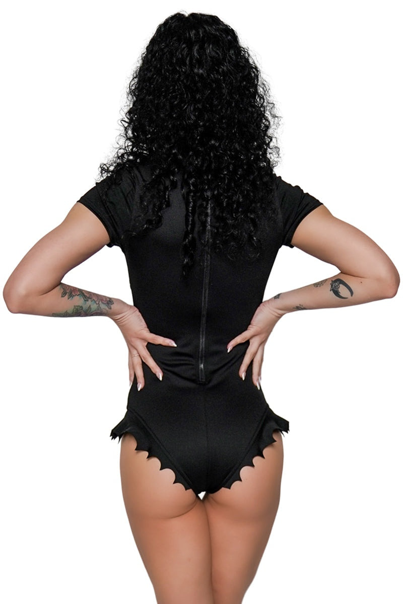 womens batwing swimsuit with cups built-in for sun protection 
