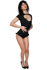 fair trade womens batwing swimsuit with cups built-in