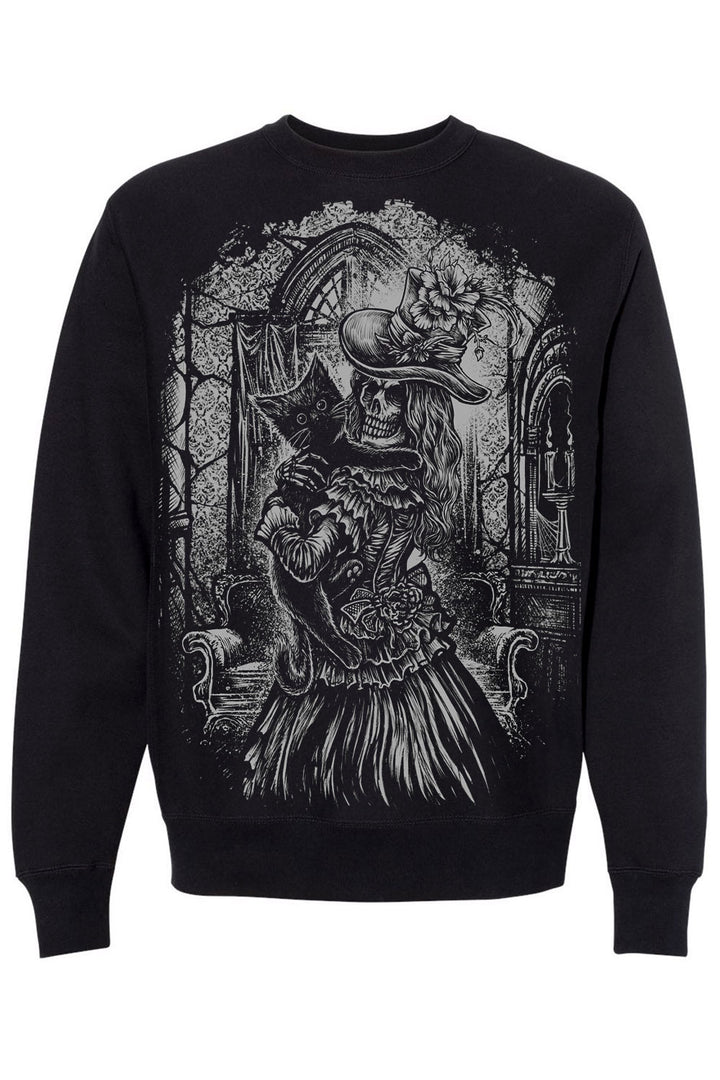 victorian goth cat sweater sweatshirt