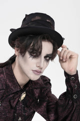 Devil Fashion distressed fedora