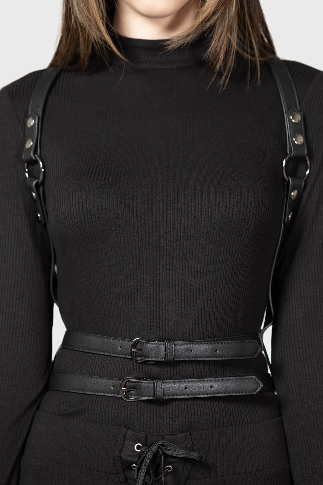 gothic rave harness