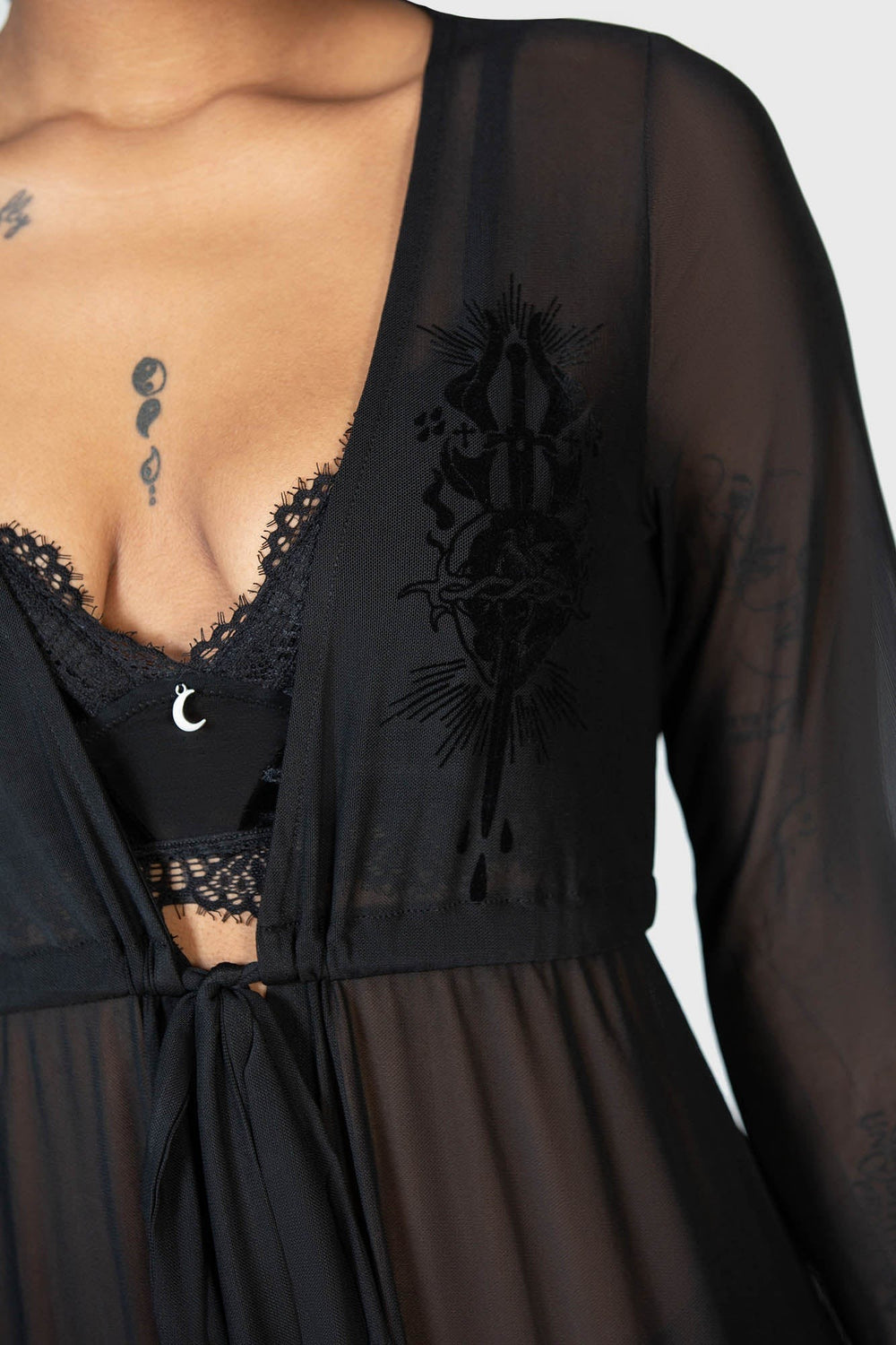 womens mesh robe