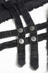 Devil Fashion black vest for men
