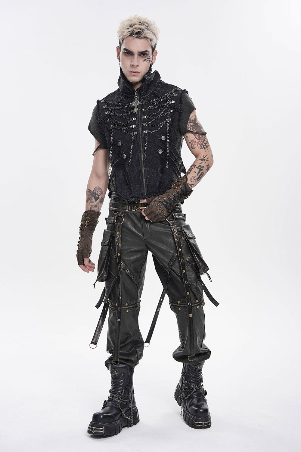 Devil Fashion mens vest