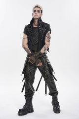 Punk vest for men