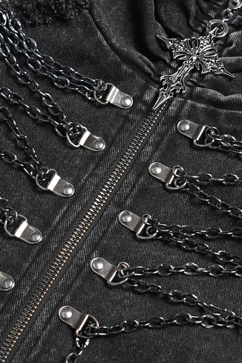 Mens vest with chains