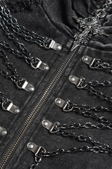 Mens vest with chains