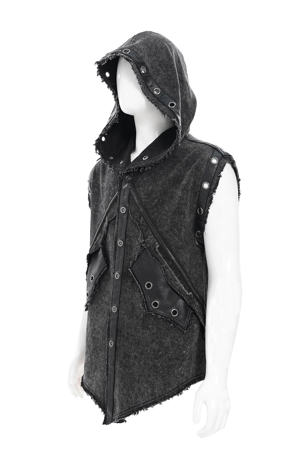 Mens black sleeveless vest
