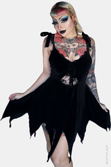 plunging neckline high waisted sexy dress