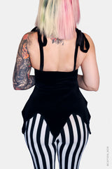 womens gothic elf top