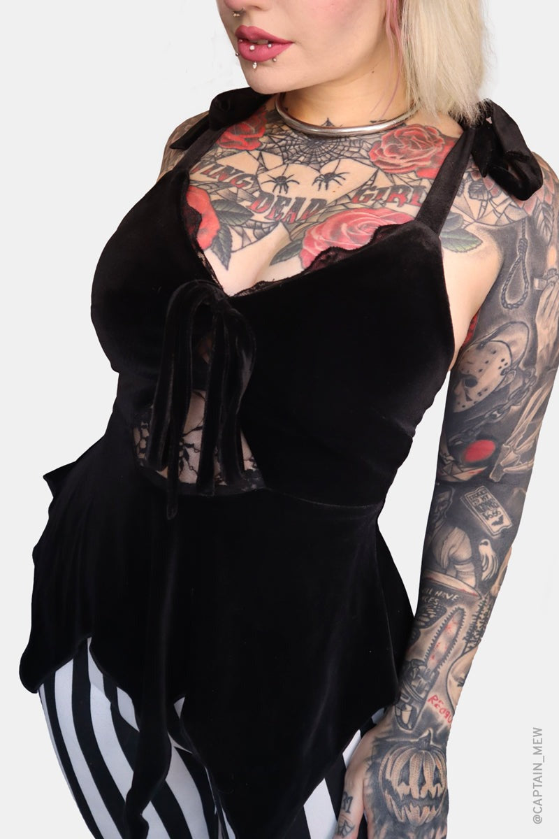 forest goth blouse for women