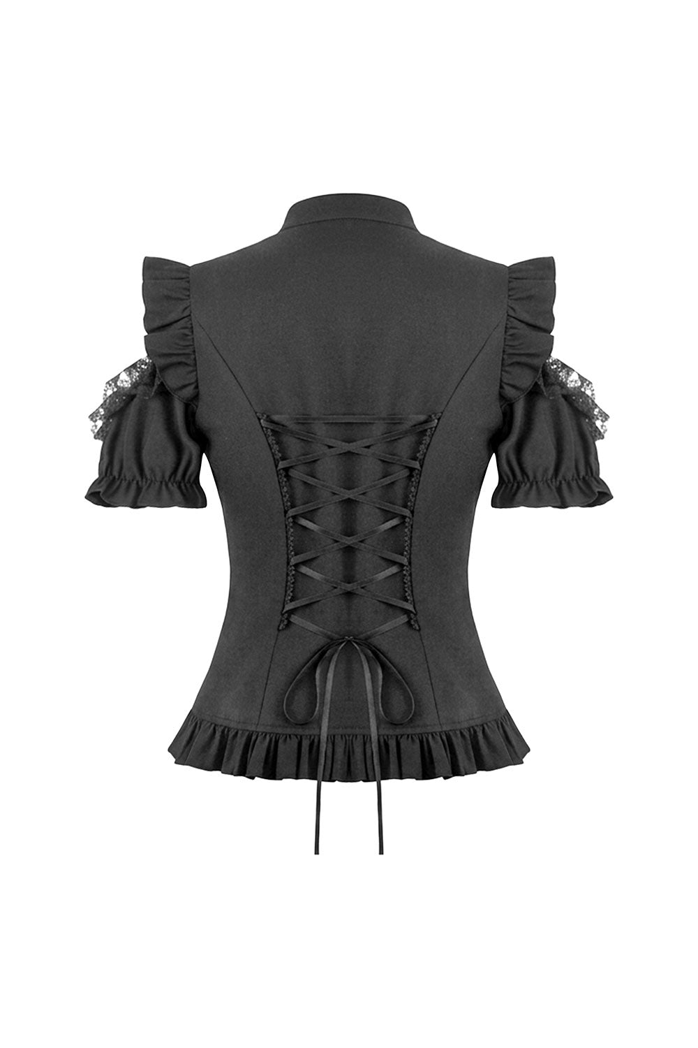 Victorian goth steampunk style womens shirt