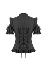 Victorian goth steampunk style womens shirt